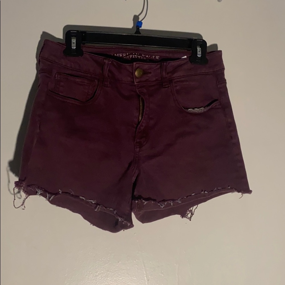 Burgundy Shorts